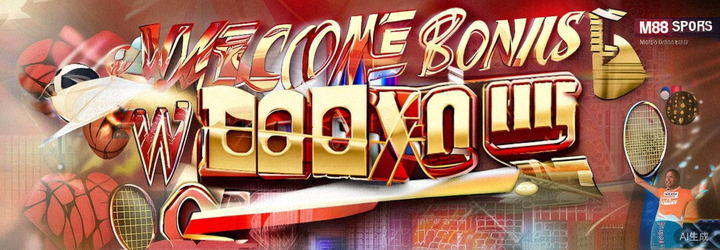 Banner promosi bonus selamat datang 100% untuk Sportsbook M88 Sport kuartal 4